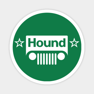 Hound (dark background) Magnet